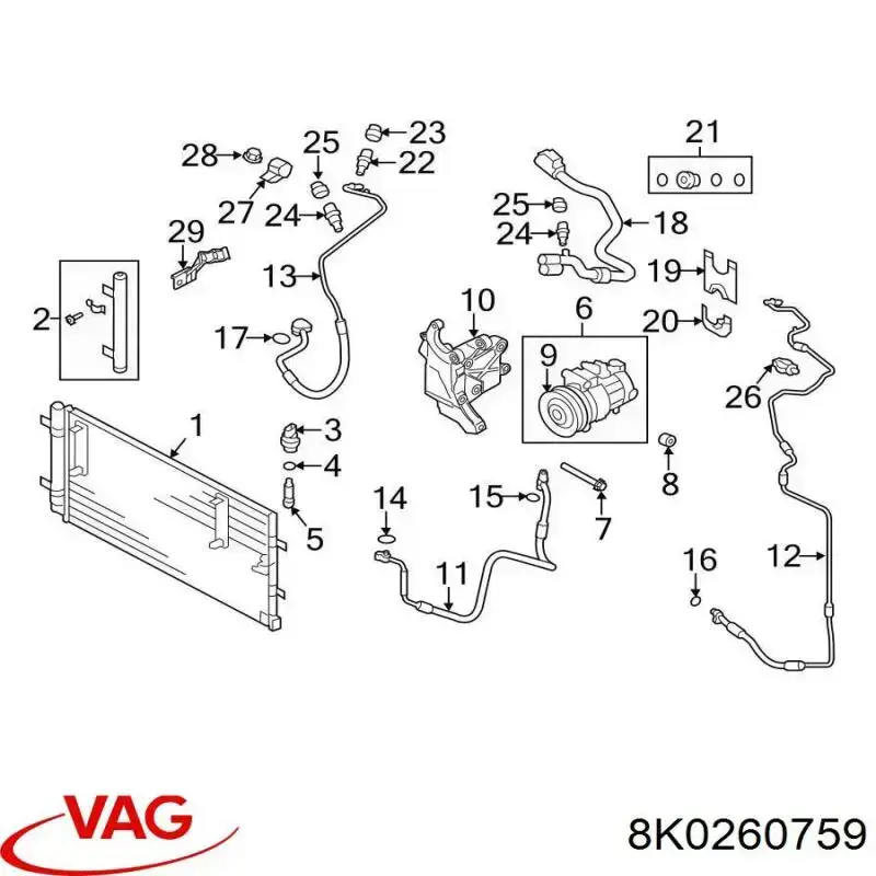 Comprar 8K0260759 VAG 