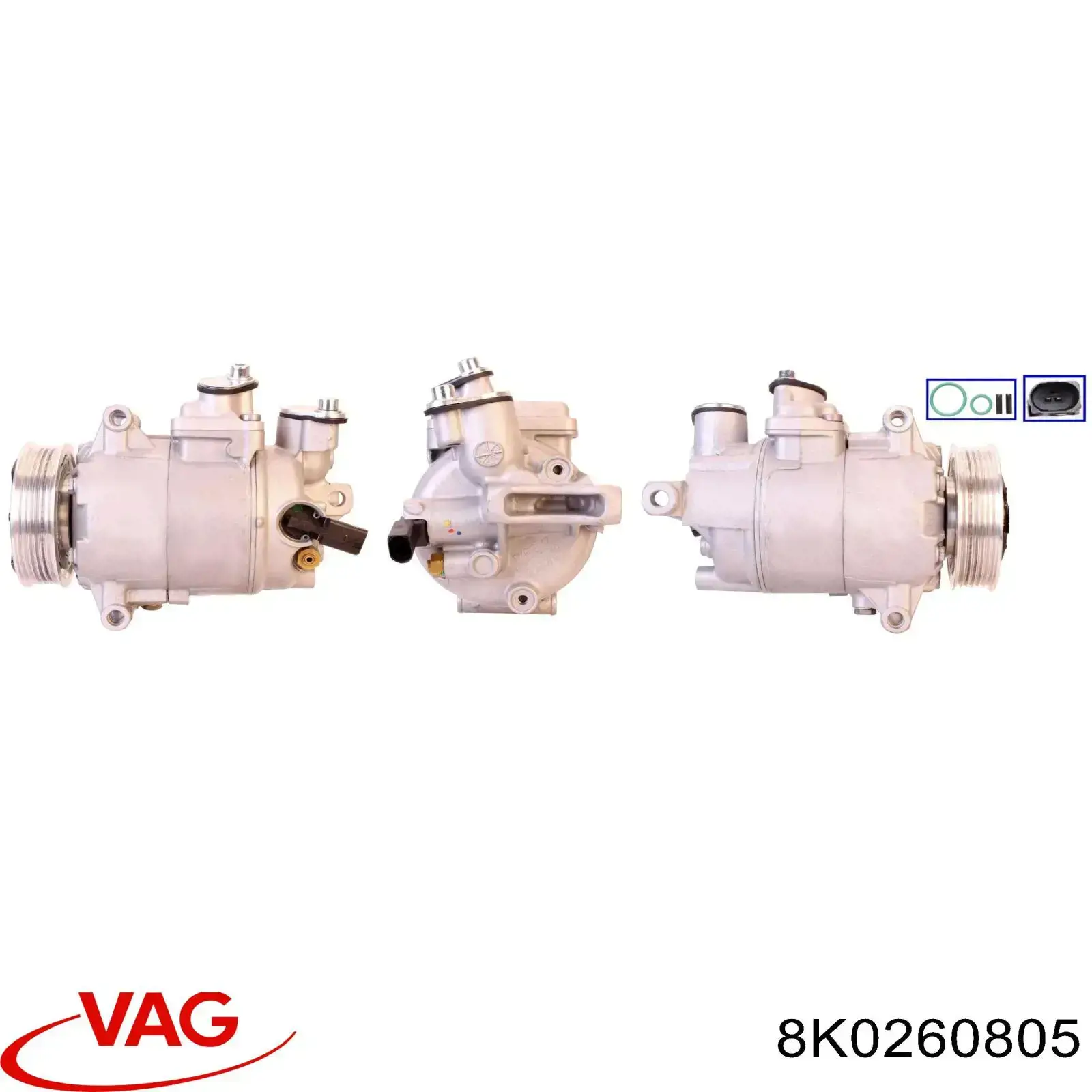 8K0260805 VAG compresor de aire acondicionado
