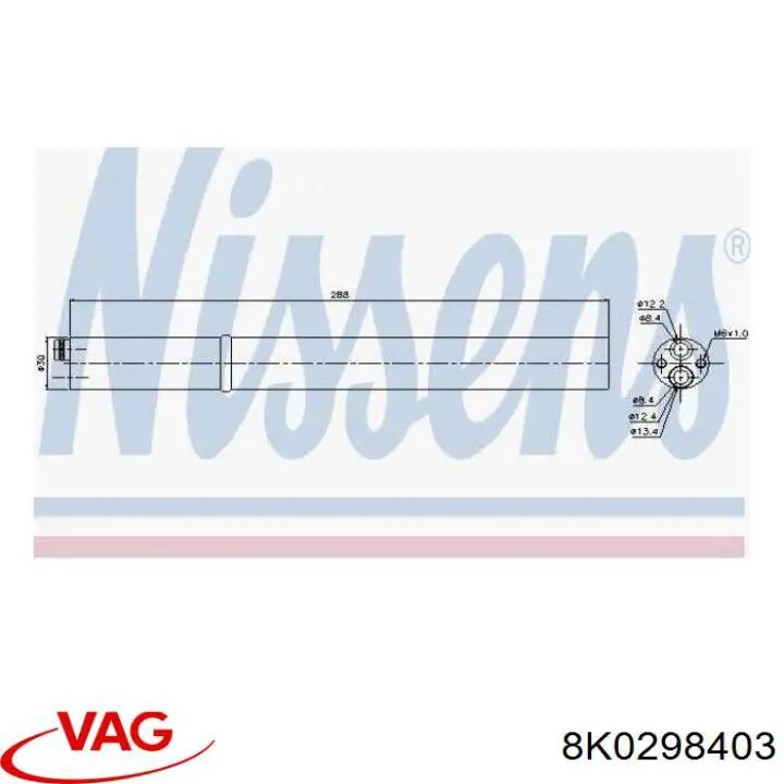 Filtro deshidratador aire acondicionado VAG 8K0298403 precio, desde 26,77 EUR