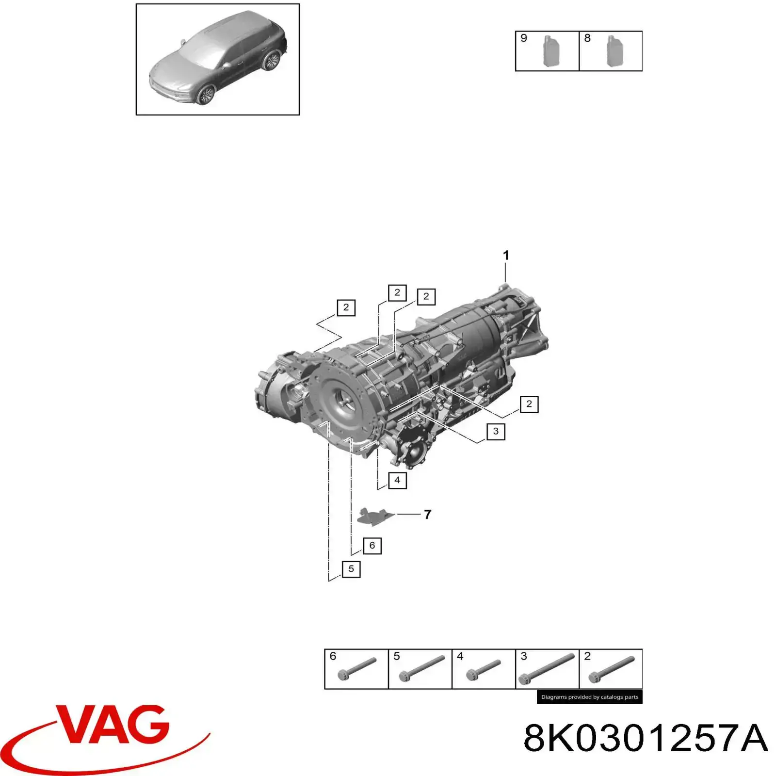  VAG 8K0301257 precio, desde 12,34 EUR