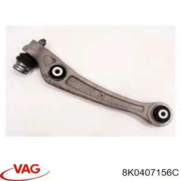 Brazo inferior derecho de la suspensión delantera VAG 8K0407156C
