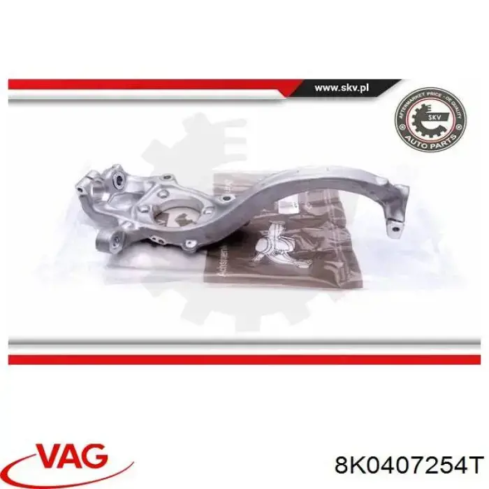 Mangueta delantera derecha VAG 8K0407254T precio, desde 222,16 EUR