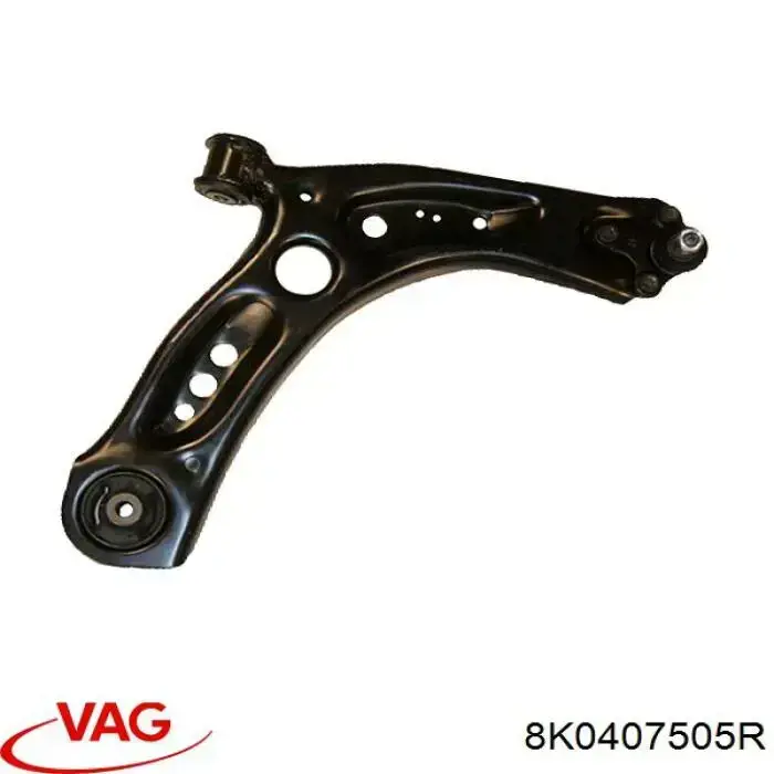 Brazo de suspensión delantera, superior izquierda VAG 8K0407505R