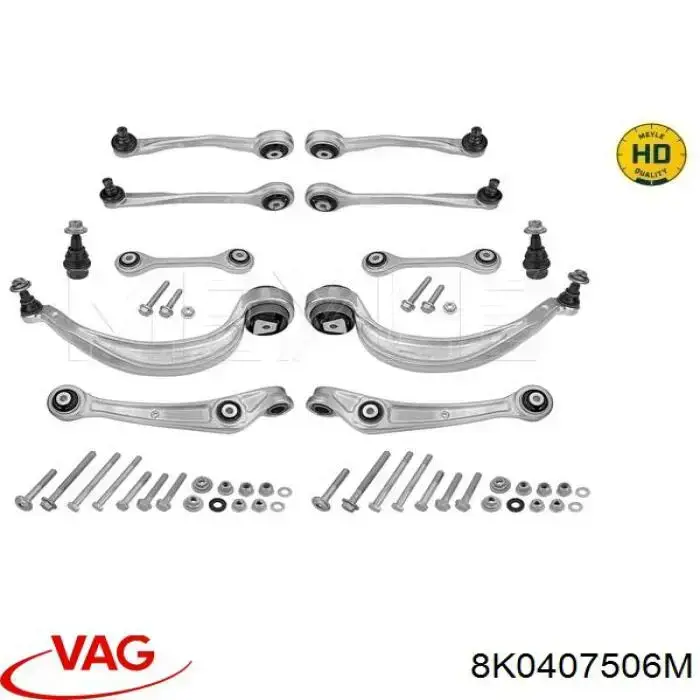 Comprar 8K0407506M VAG Brazo superior derecho de la suspensión delantera