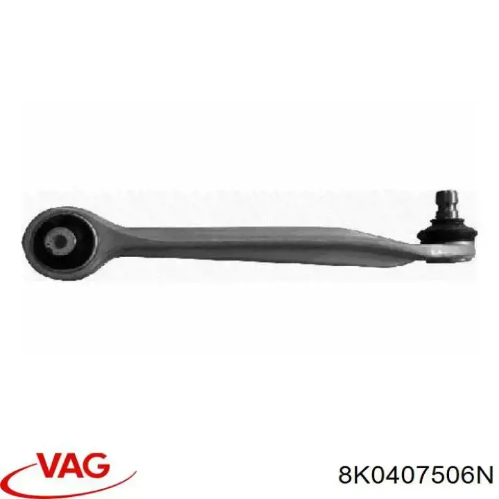 Brazo superior derecho de la suspensión delantera VAG 8K0407506N