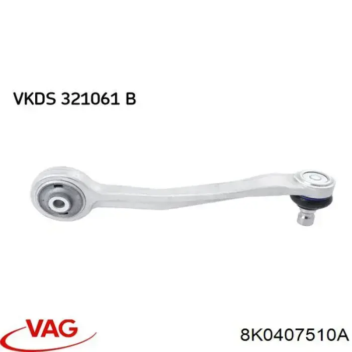 Comprar 8K0407510A VAG Brazo superior derecho de la suspensión delantera