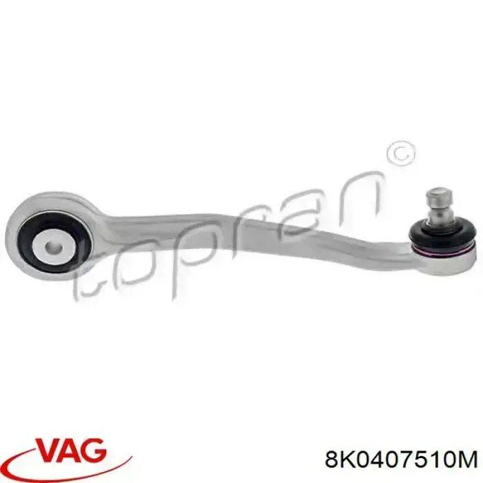 8K0407510M VAG Brazo superior derecho de la suspensión delantera