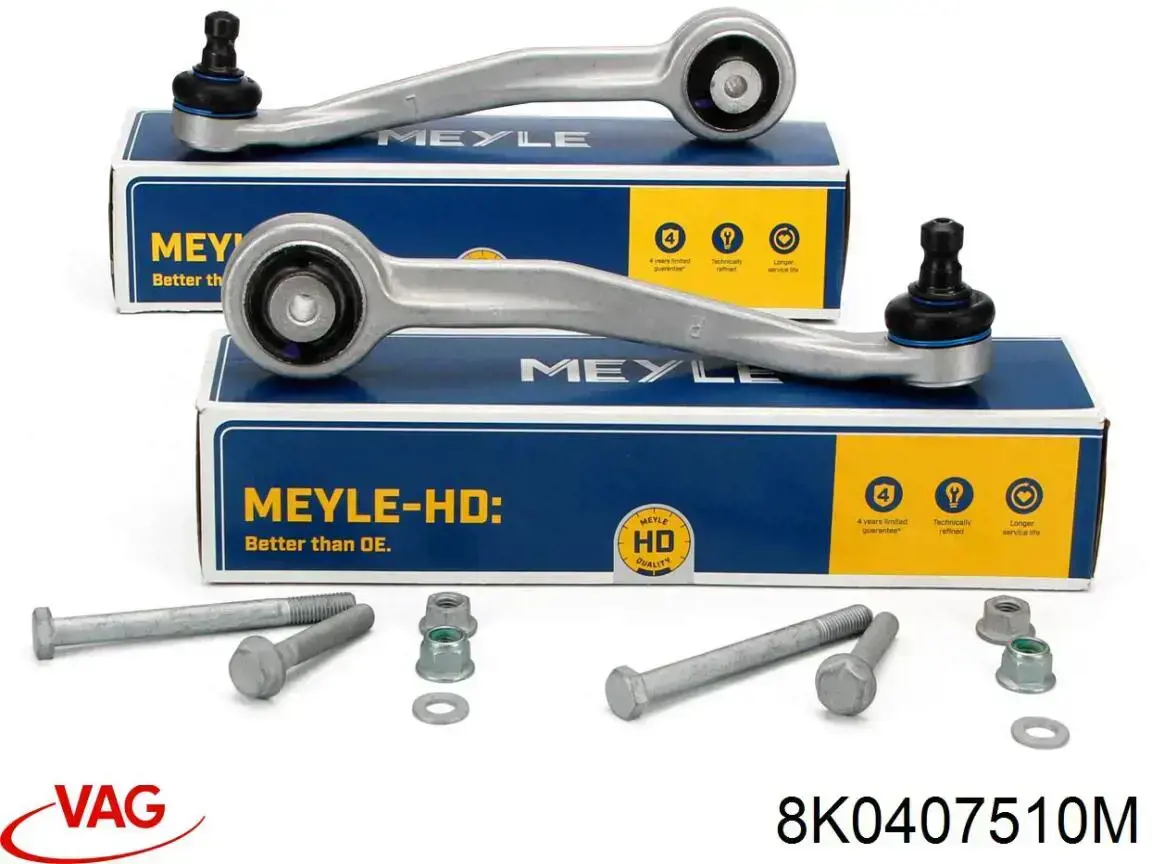 Brazo superior derecho de la suspensión delantera VAG 8K0407510M