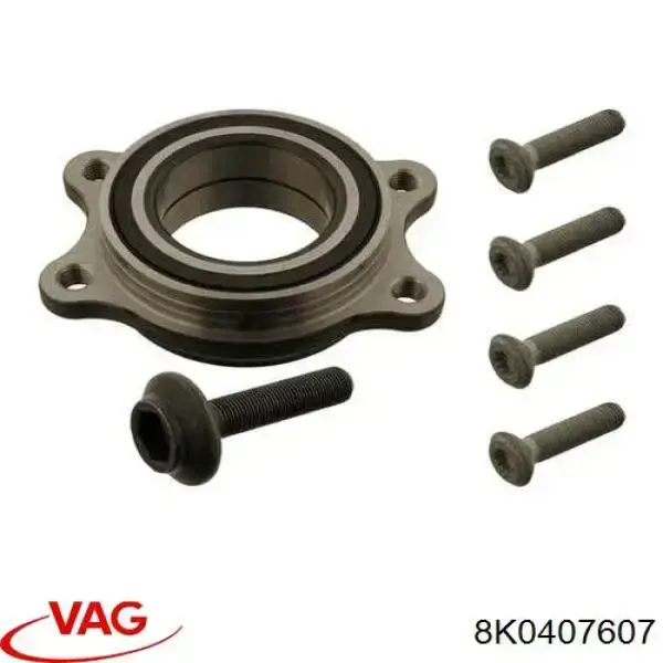 8K0407607 VAG cubo de rueda delantero