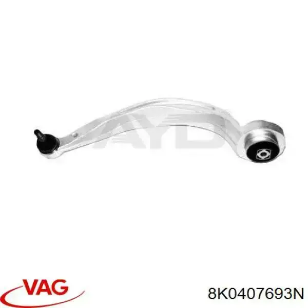 Brazo inferior izquierdo de la suspensión delantera 8K0407693N VAG