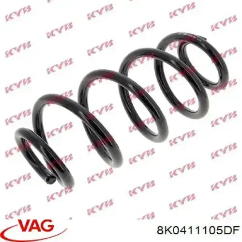 Muelle delantero VAG 8K0411105DF precio, desde 59,32 EUR