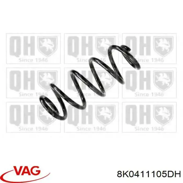 Comprar 8K0411105DH VAG Muelle delantero