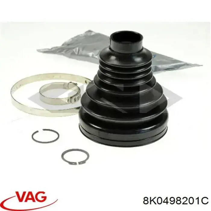 Fuelle, árbol de transmisión delantero interior Audi A4 8K2