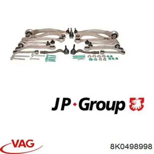 Comprar 8K0498998 VAG Kit de brazo de suspensión delantera
