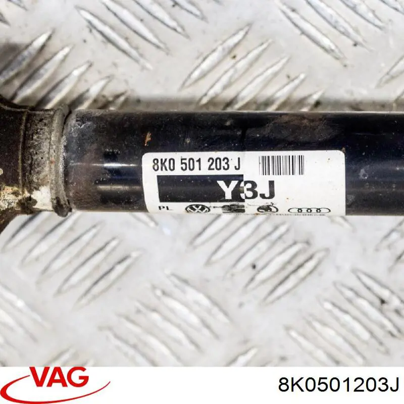 Semieje 8K0501203J VAG