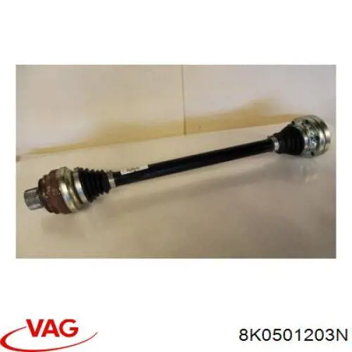 8K0501203N VAG Semieje trasero