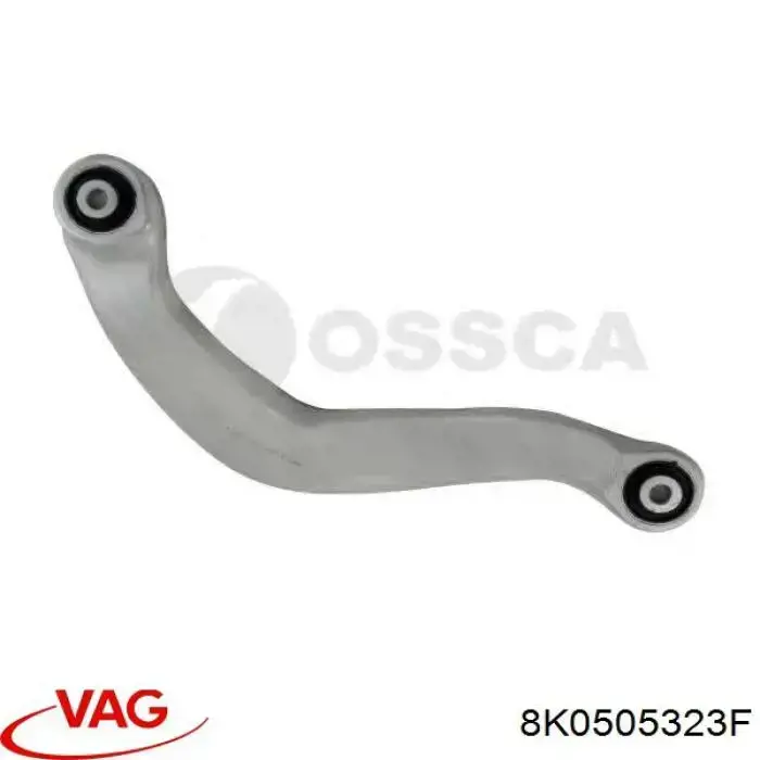 Brazo superior izquierdo de la suspensión trasera 8K0505323F VAG