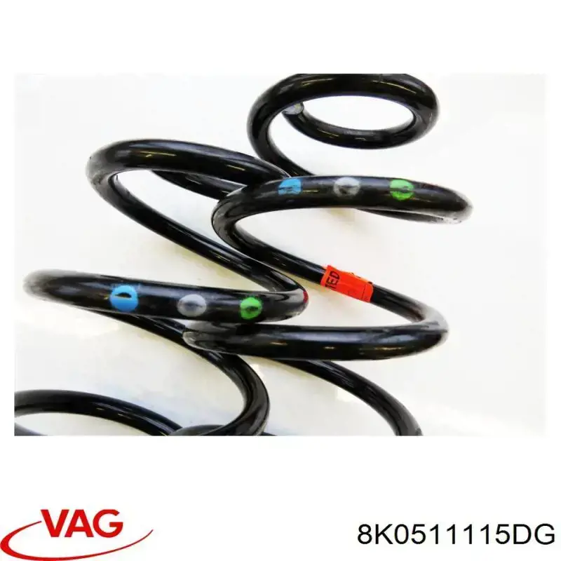 Muelle de suspensión trasero VAG 8K0511115DG precio, desde 48,29 EUR