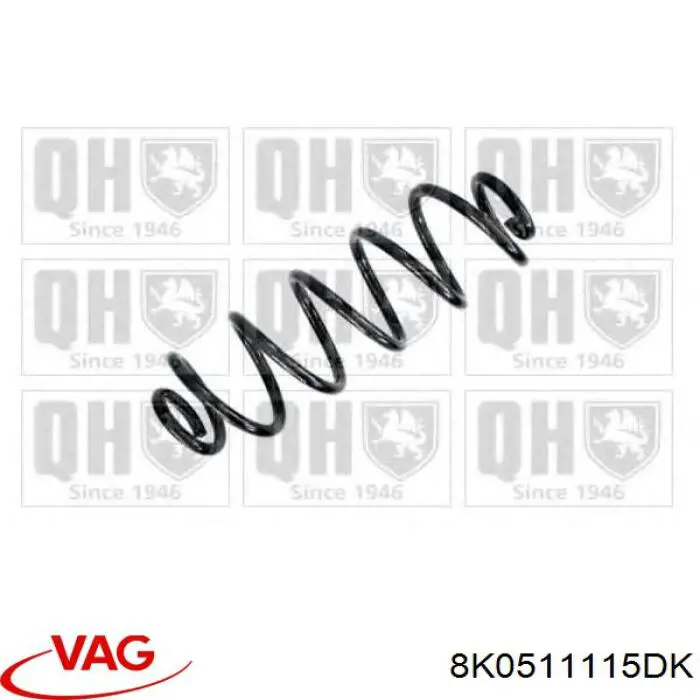 8K0511115DK VAG Muelle trasero