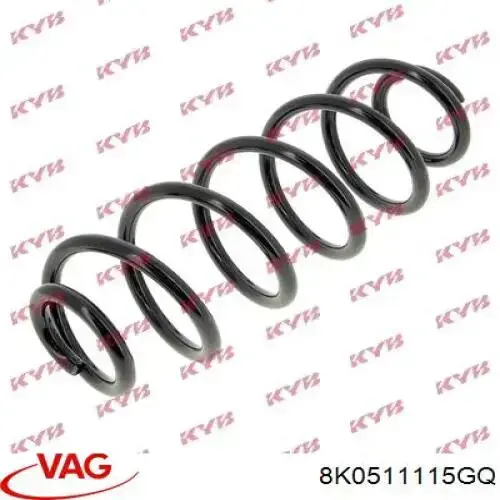 8K0511115GQ VAG Muelle trasero