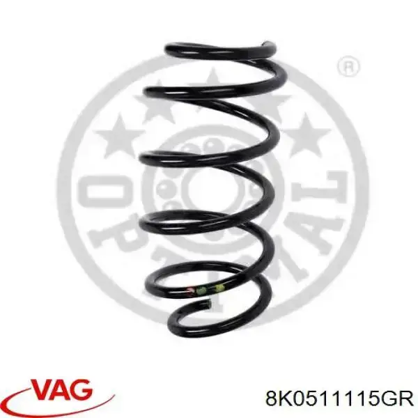 Muelle de suspensión trasero VAG 8K0511115GR precio, desde 38,04 EUR