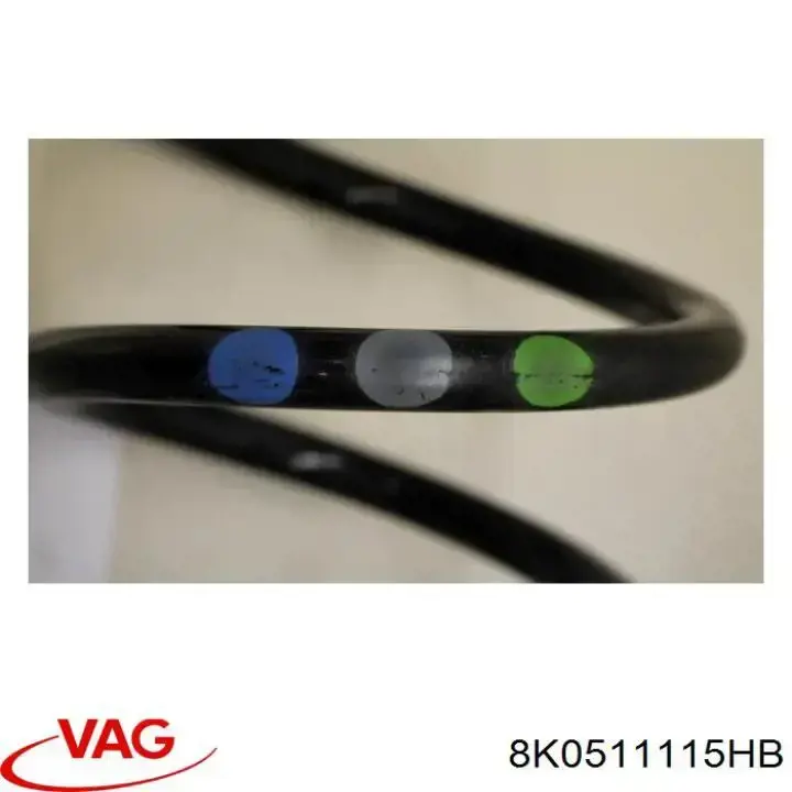 8K0511115HB VAG Muelle trasero