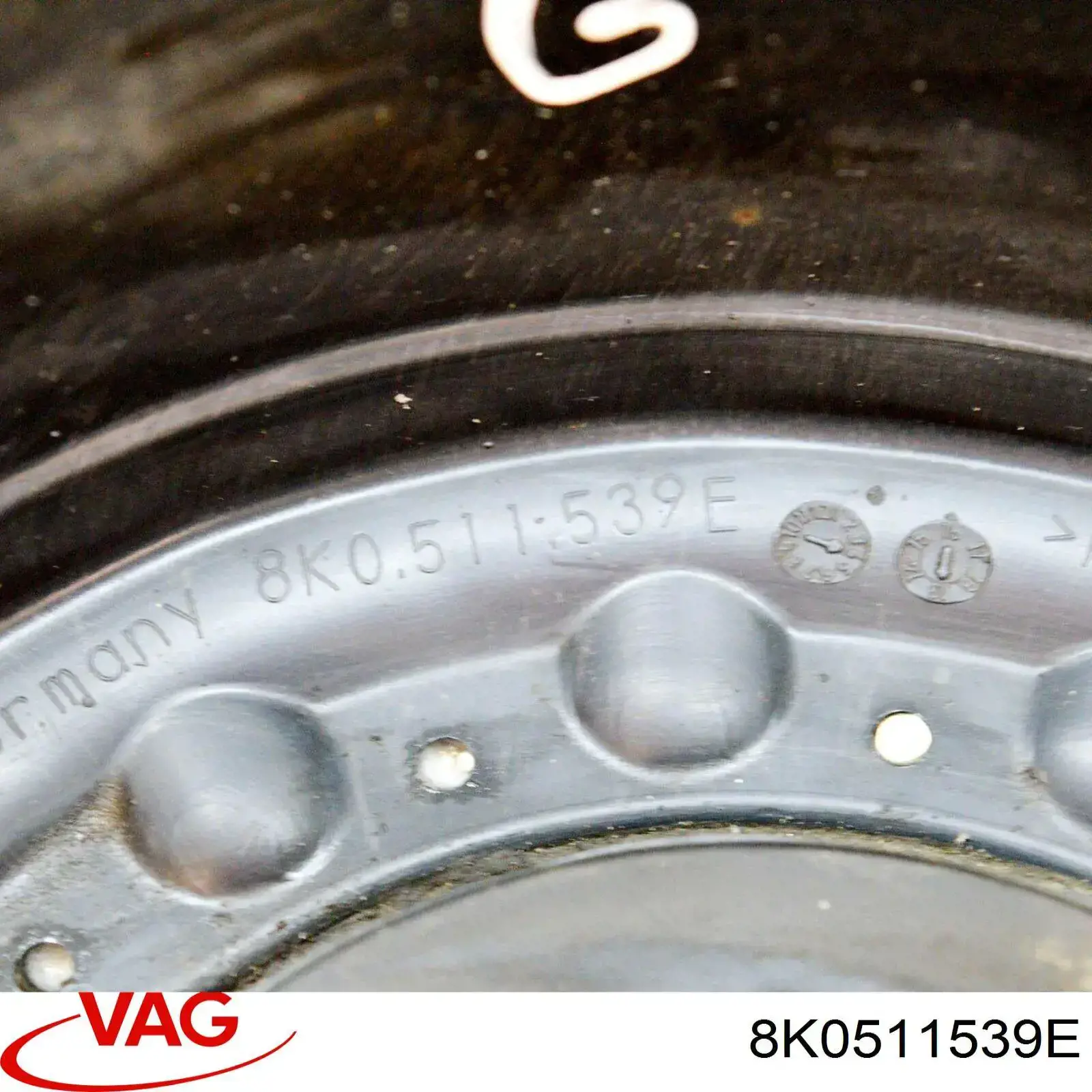 Protector del amortiguador trasero VAG 8K0511539E