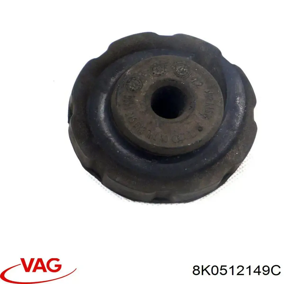 Aislador de resorte trasero superior 8K0512149C VAG