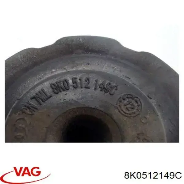 Comprar 8K0512149C VAG Aislador de resorte trasero superior