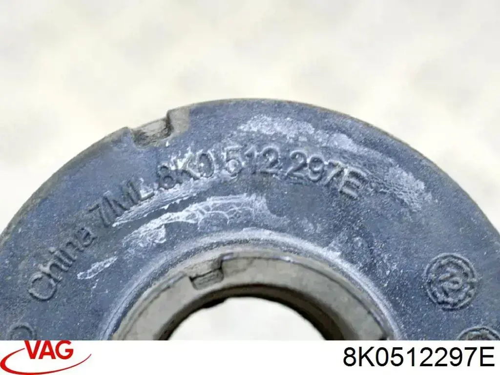 8K0512297E VAG Aislador de resorte trasero inferior de goma
