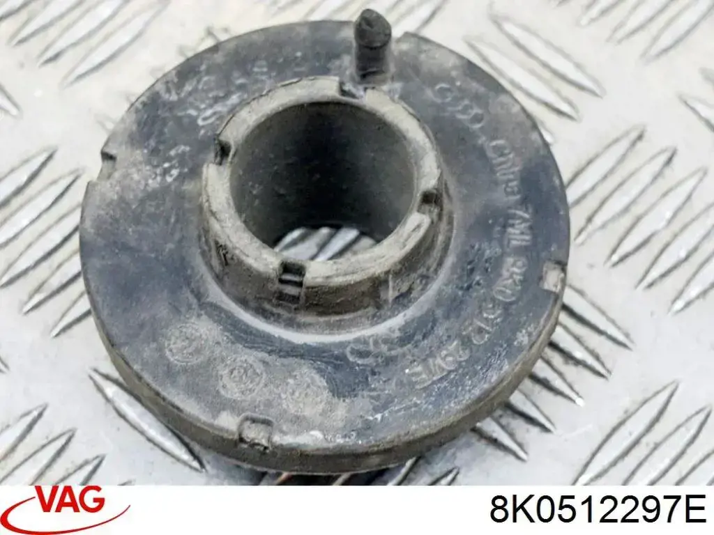 Aislador de resorte trasero inferior de goma 8K0512297E VAG