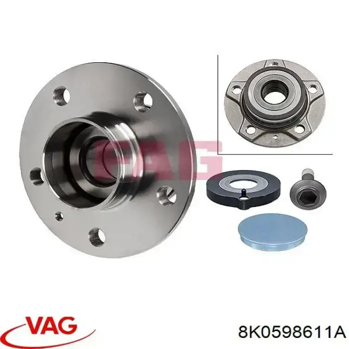 Buje de rueda VAG 8K0598611A precio, desde 63,47 EUR