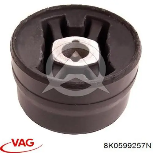 8K0599257N VAG silentblock,suspensión, cuerpo del eje trasero, trasero izquierdo