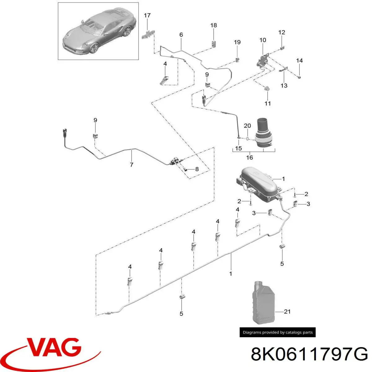  VAG 8K0611797D precio, desde 1,80 EUR