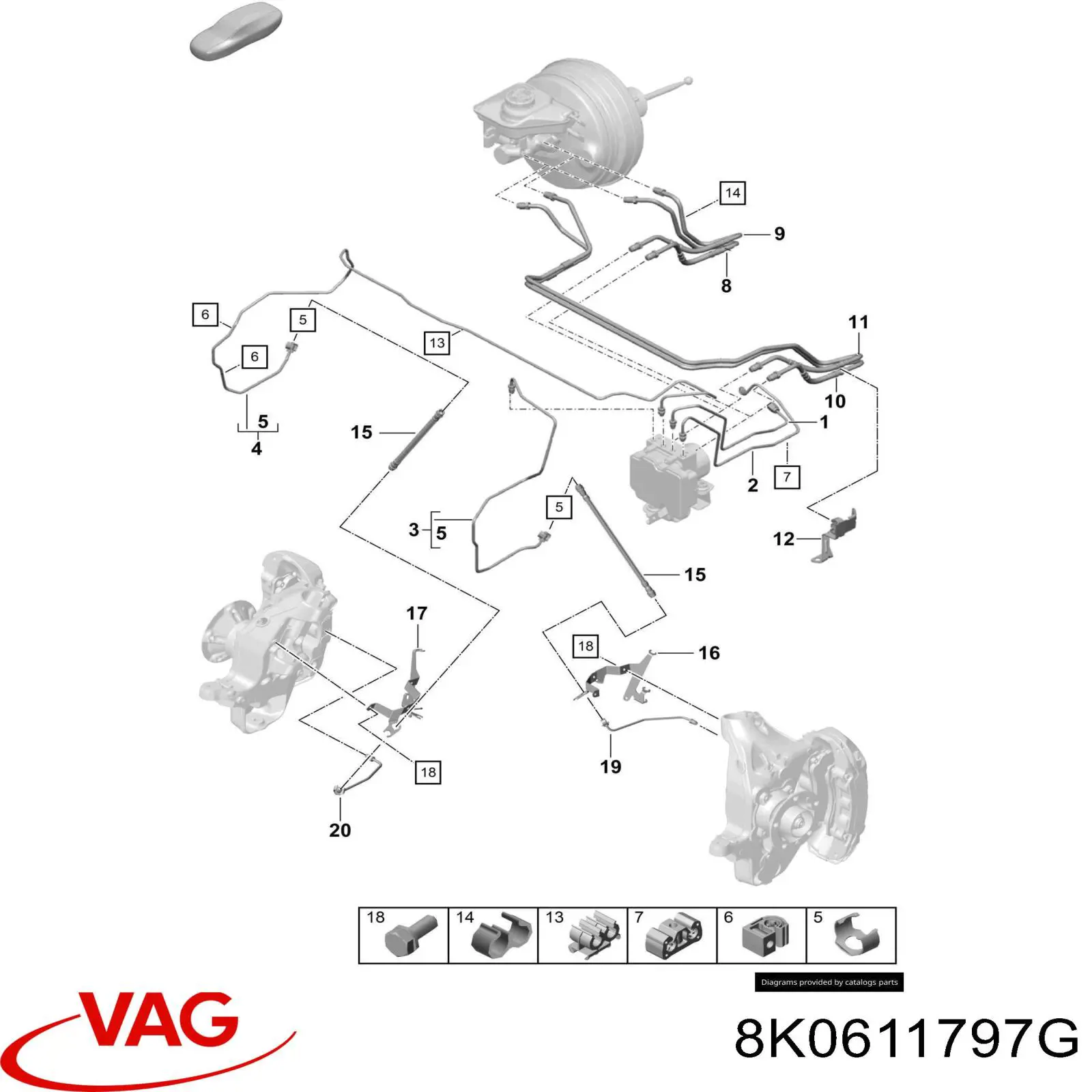Comprar 8K0611797D VAG 