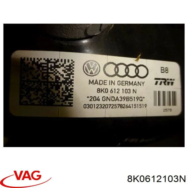 Comprar 8K0612103N VAG Servofreno