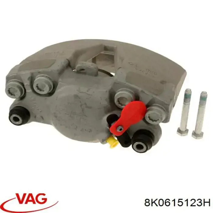 Pinza de freno delantera izquierda 8K0615123H VAG