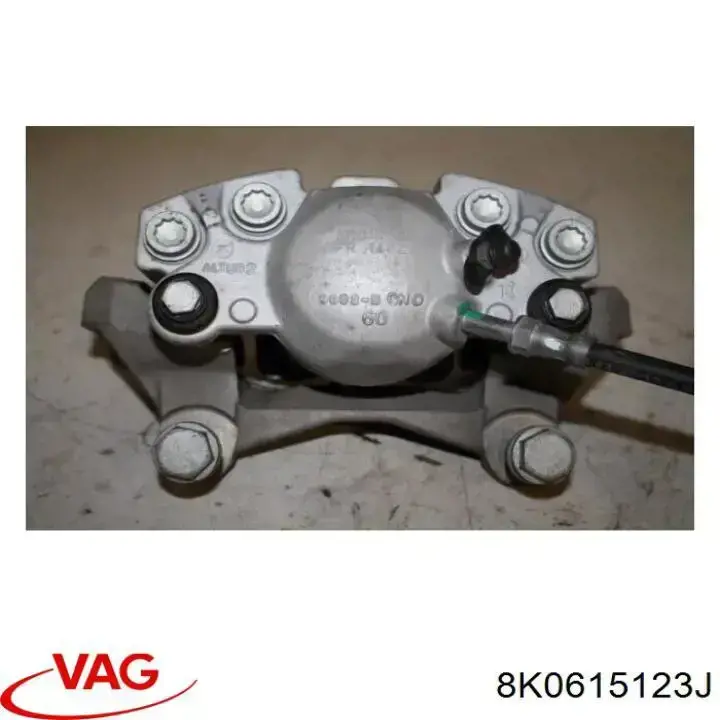 Pinza de freno delantera izquierda 8K0615123J VAG