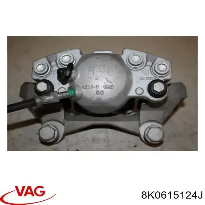 Pinza de freno delantera derecha 8K0615124J VAG