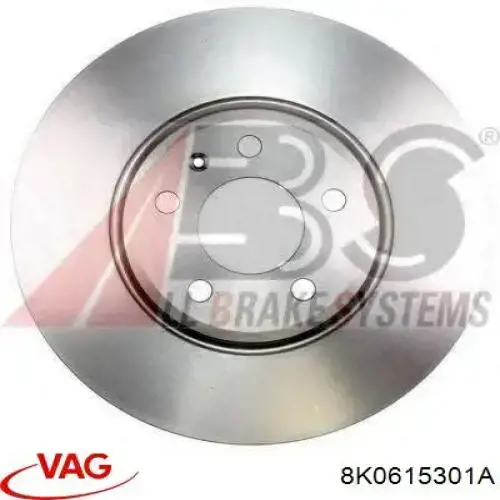 Disco de freno 8K0615301A VAG