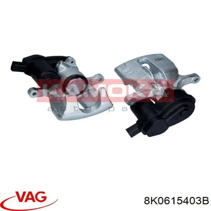 Pinza de freno trasera izquierda VAG 8K0615403B