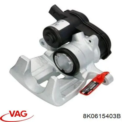 Pinza de freno trasera izquierda 8K0615403B VAG