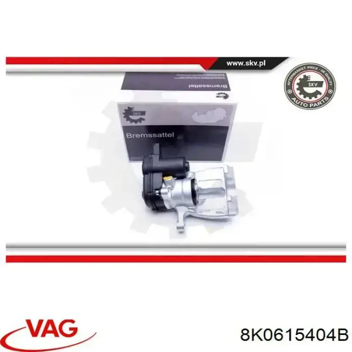 8K0615404B VAG Pinza de freno trasera derecha