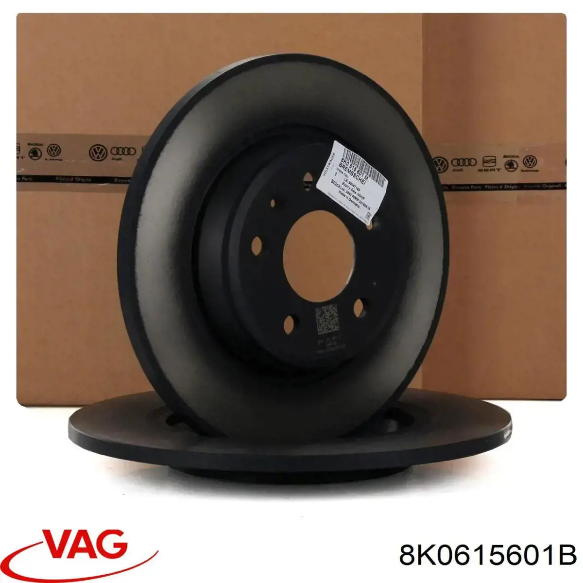 8K0615601B VAG Freno de disco trasero