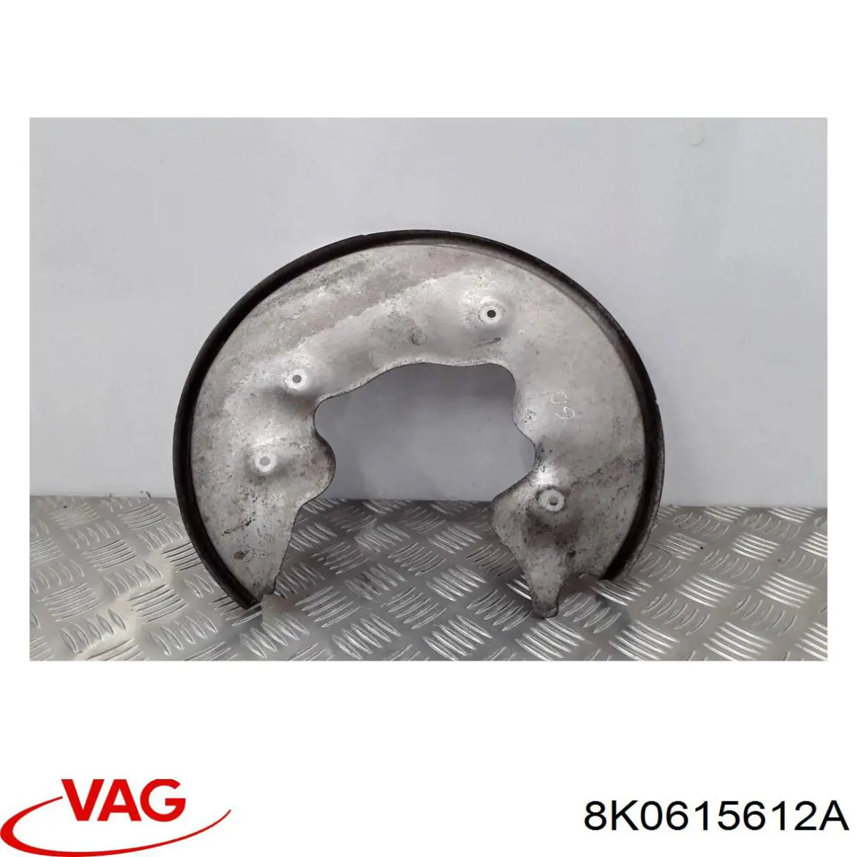 Comprar 8K0615612A VAG Protector de disco de freno trasero derecho