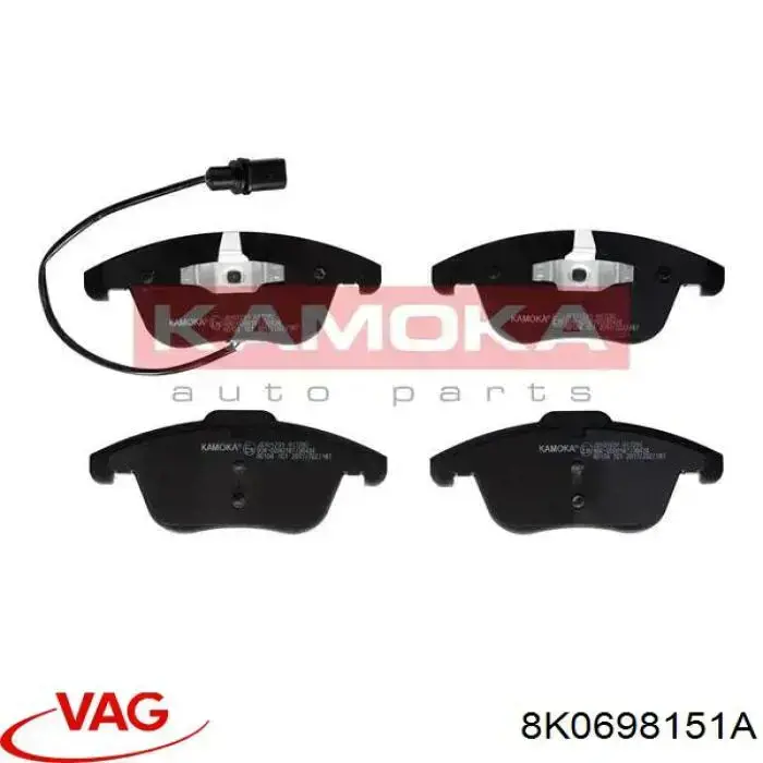 Pastillas de freno 8K0698151A VAG