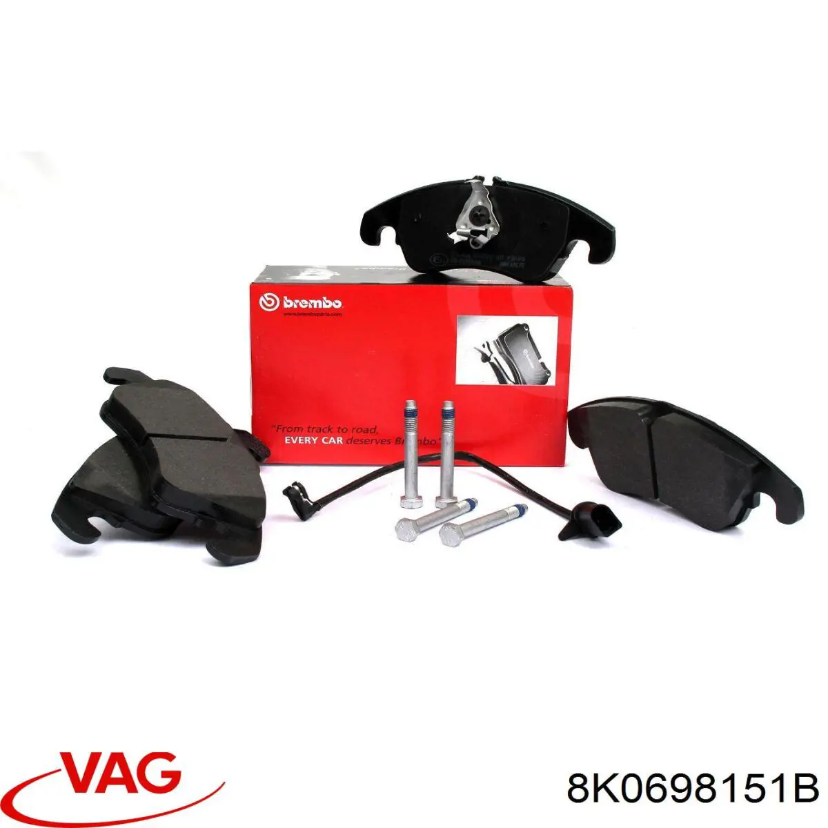 Pastillas de freno 8K0698151B VAG