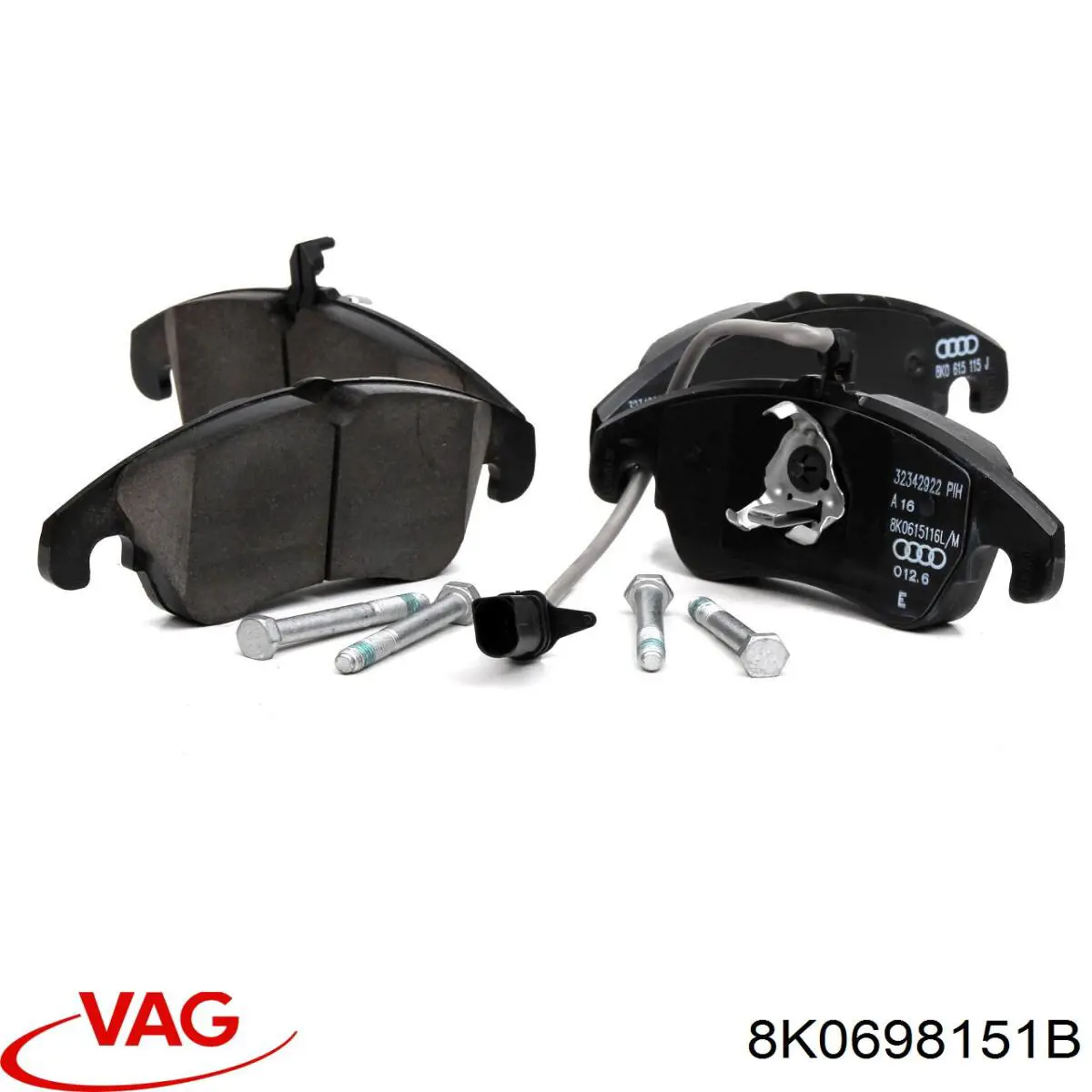 8K0698151B VAG Pastillas delanteras