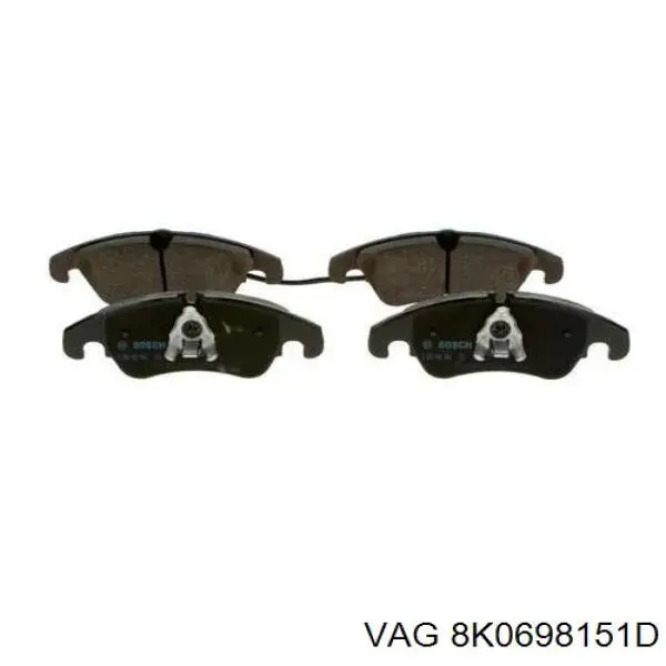 Pastillas freno delanteras VAG 8K0698151D precio, desde 45,48 EUR