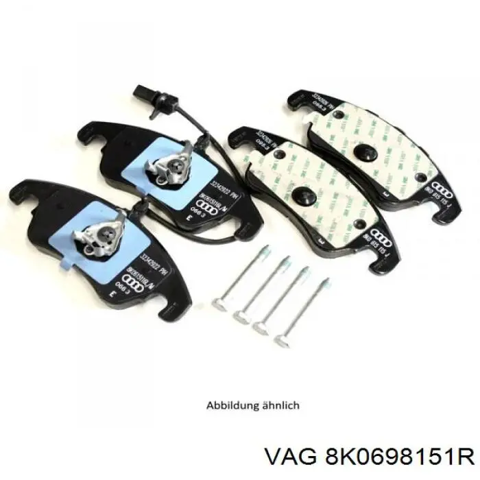 Pastillas freno delanteras VAG 8K0698151R precio, desde 38,39 EUR